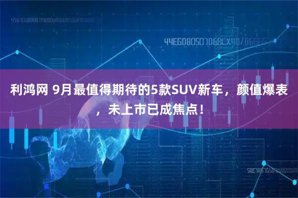 利鸿网 9月最值得期待的5款SUV新车，颜值爆表，未上市已成焦点！