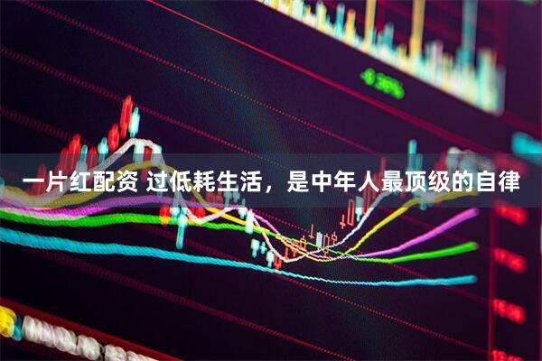 一片红配资 过低耗生活，是中年人最顶级的自律